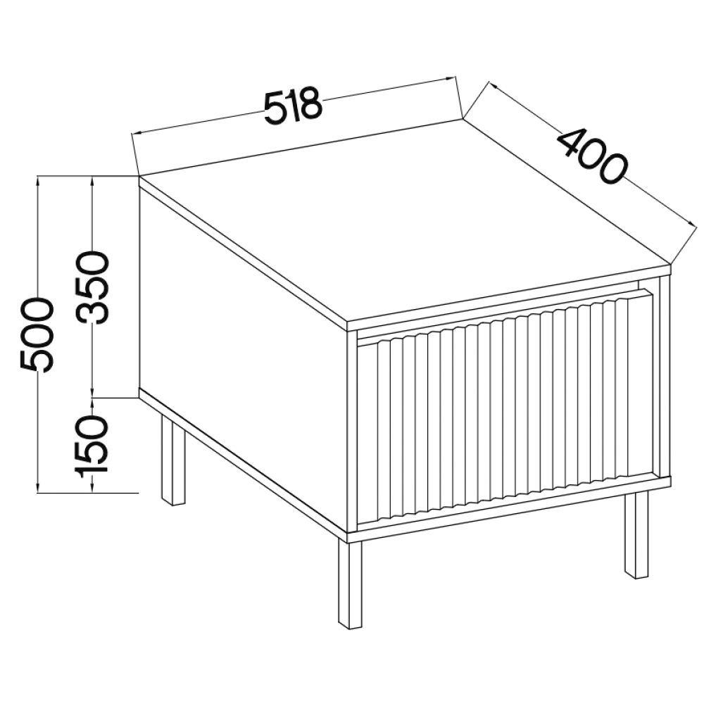 Βοηθητικό τραπεζάκι Ohana-Kafe