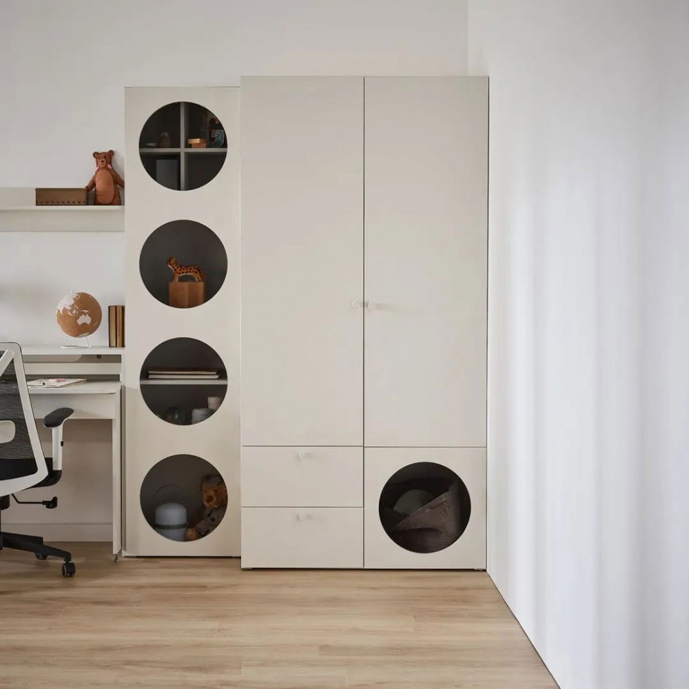 Ντουλάπα Reli Δίφυλλη 1H-Fusiko