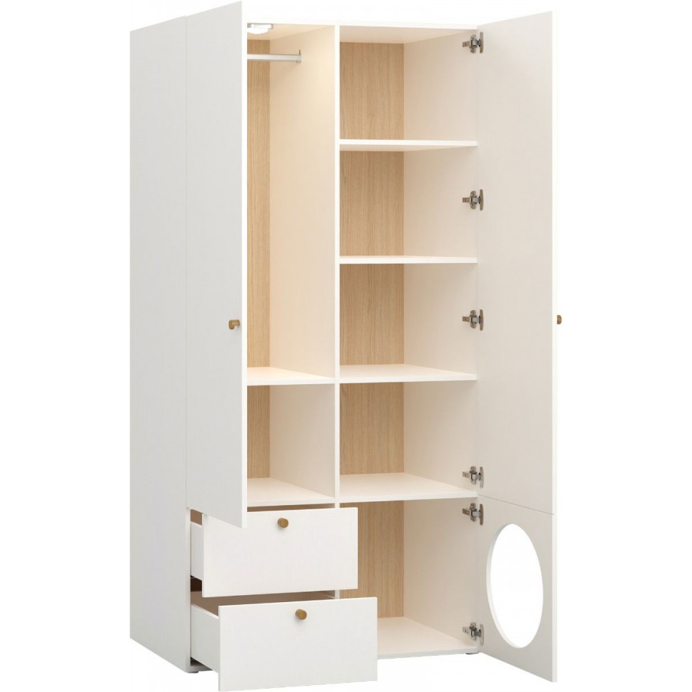 Ντουλάπα Reli Δίφυλλη 1H-Fusiko