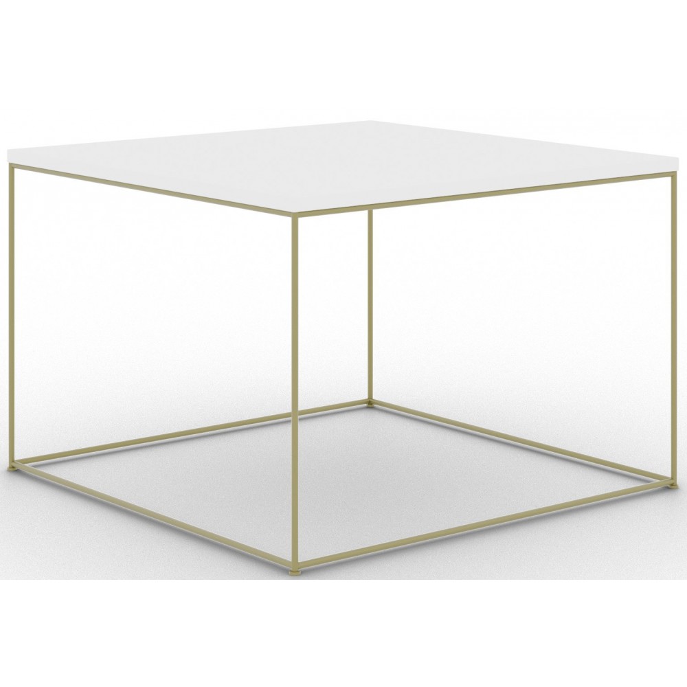 Τραπεζάκι σαλονιού Nori-Xruso-Leuko 65x65x37