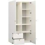 Ντουλάπα Reli Δίφυλλη -Grey