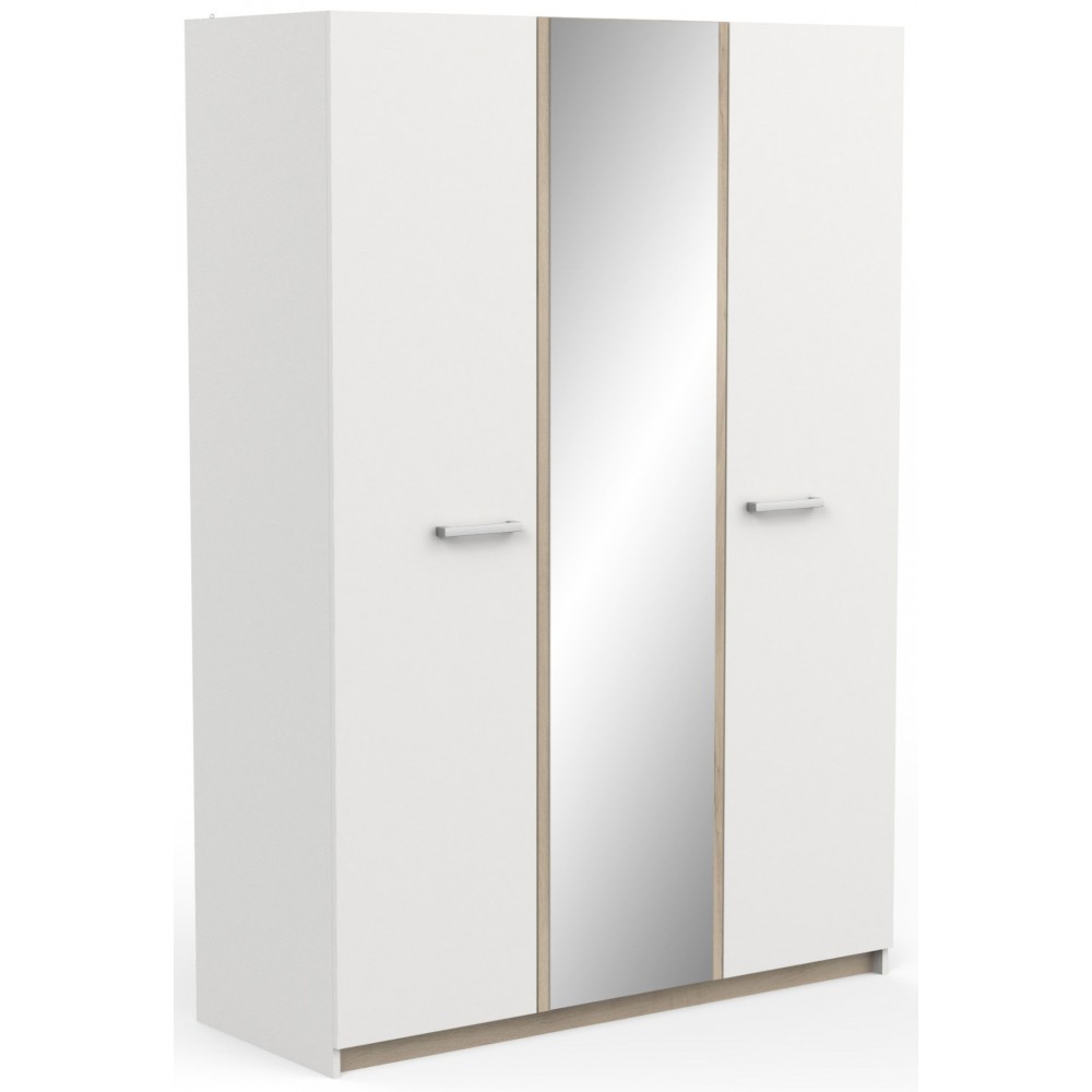 Ντουλάπα Winston τρίφυλλη-Leuko