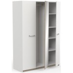 Ντουλάπα Winston τρίφυλλη-Leuko