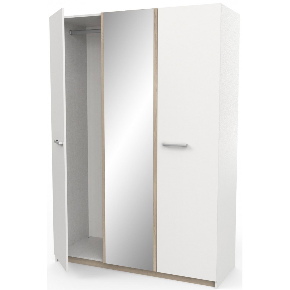 Ντουλάπα Winston τρίφυλλη-Leuko