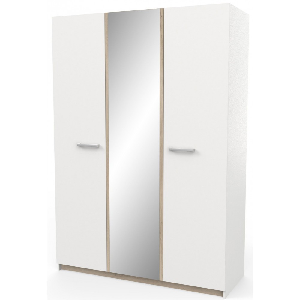 Ντουλάπα Winston τρίφυλλη-Leuko