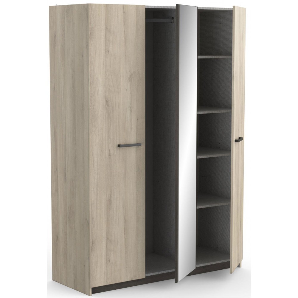 Ντουλάπα Winston τρίφυλλη-Fusiko