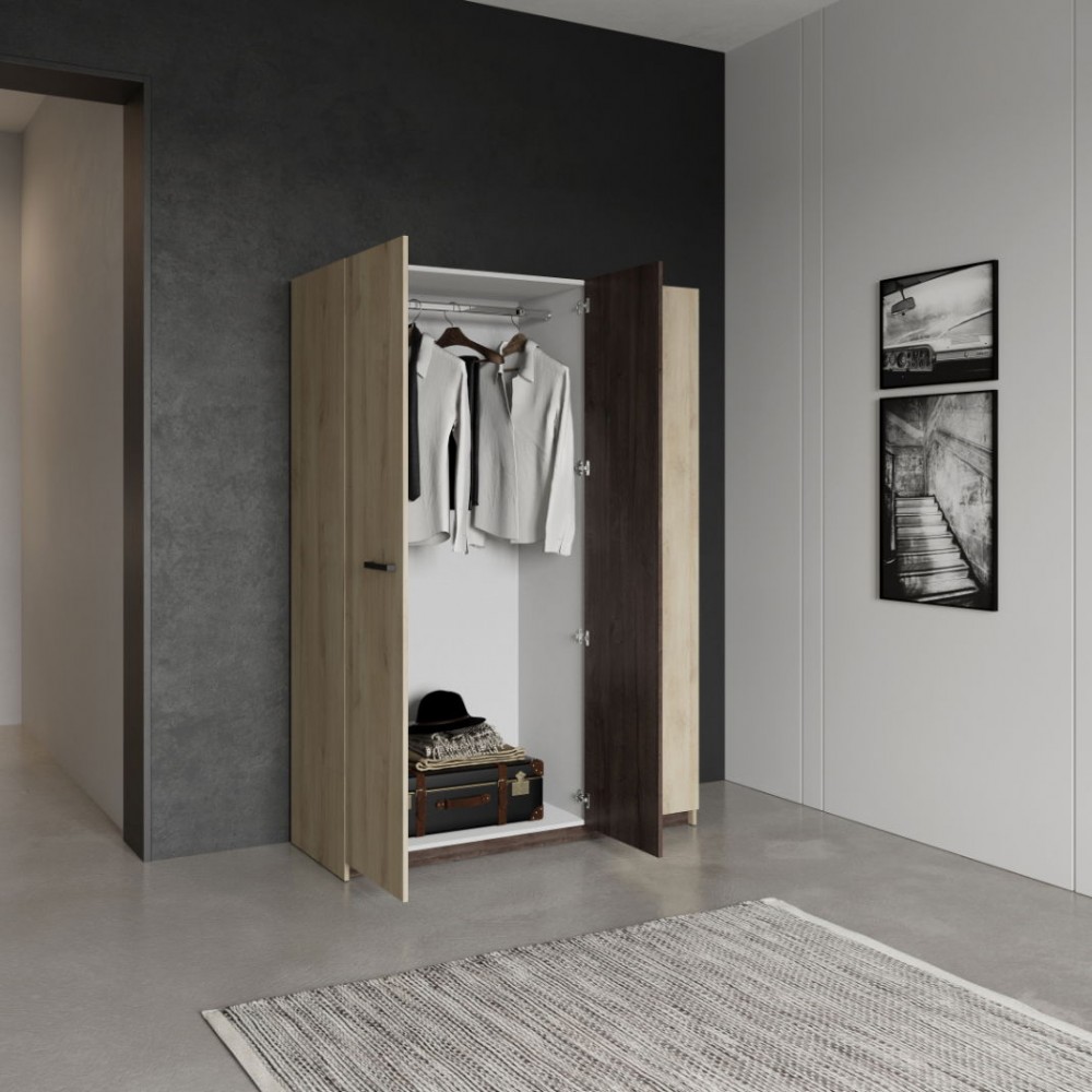 Ντουλάπα Winston τρίφυλλη-Fusiko