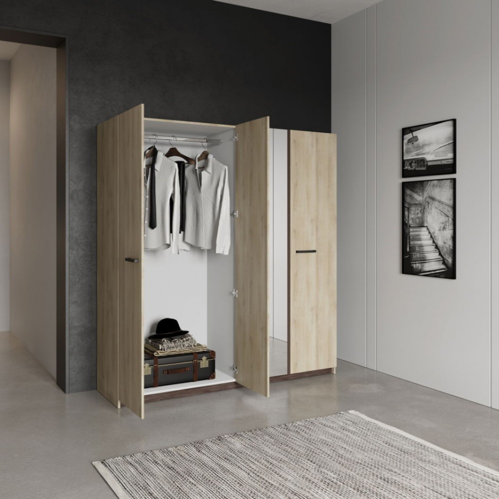 Ντουλάπα Winston τετράφυλλη -Fusiko