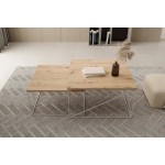 Σετ τραπεζάκια σαλονιού Cilo 75x75x43