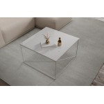 Τραπεζάκι σαλονιού Lenio-Leuko 75x75x43