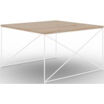 Τραπεζάκι σαλονιού Lenio-Leuko-Kafe 75x75x43