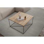 Τραπεζάκι σαλονιού Lenio-Mauro - Kafe 75x75x43