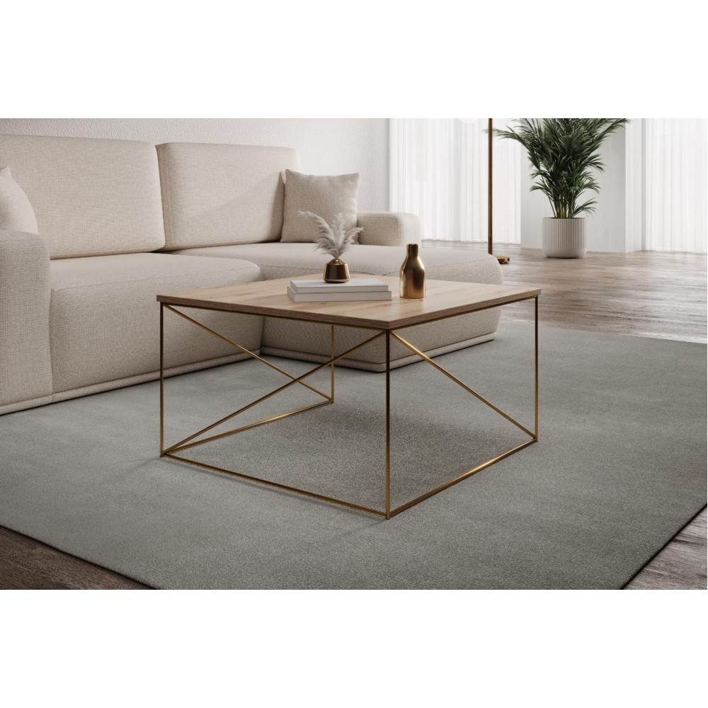 Τραπεζάκι σαλονιού Lenio-Sonoma 75x75x43