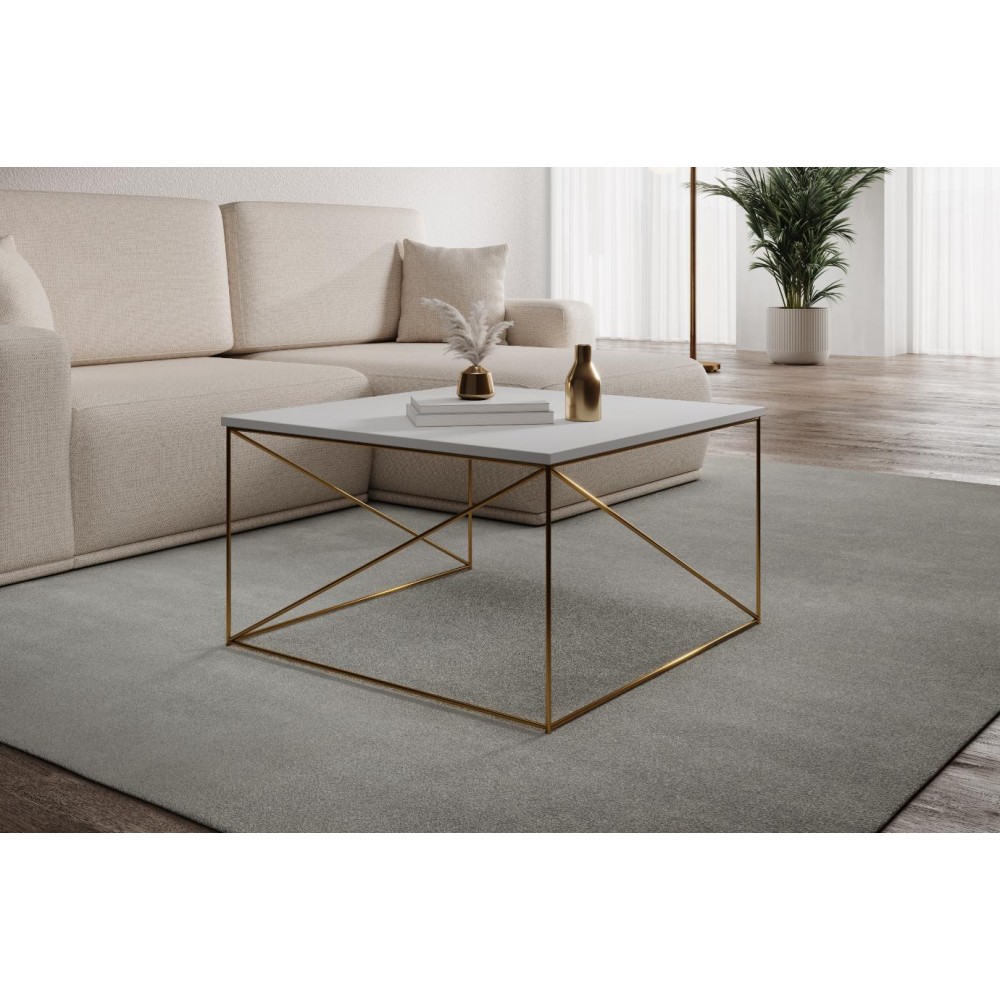 Τραπεζάκι σαλονιού Lenio-Xruso Mat 75x75x43