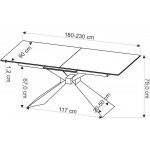 Επεκτεινόμενο Τραπέζι Lucia-mple