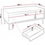 Τραπεζάκι σαλονιού Mizo-Mpez