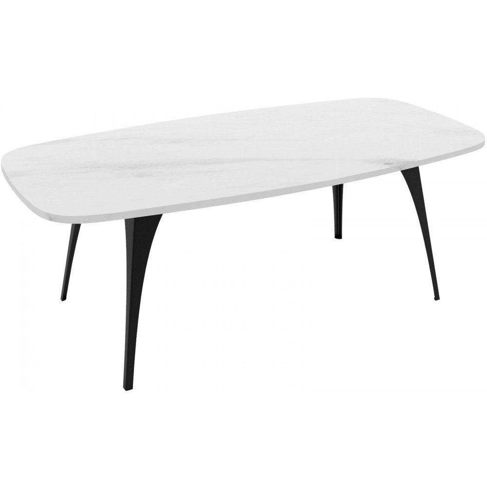 Τραπεζάκι σαλονιού Fabiola-Leuko Marmaro