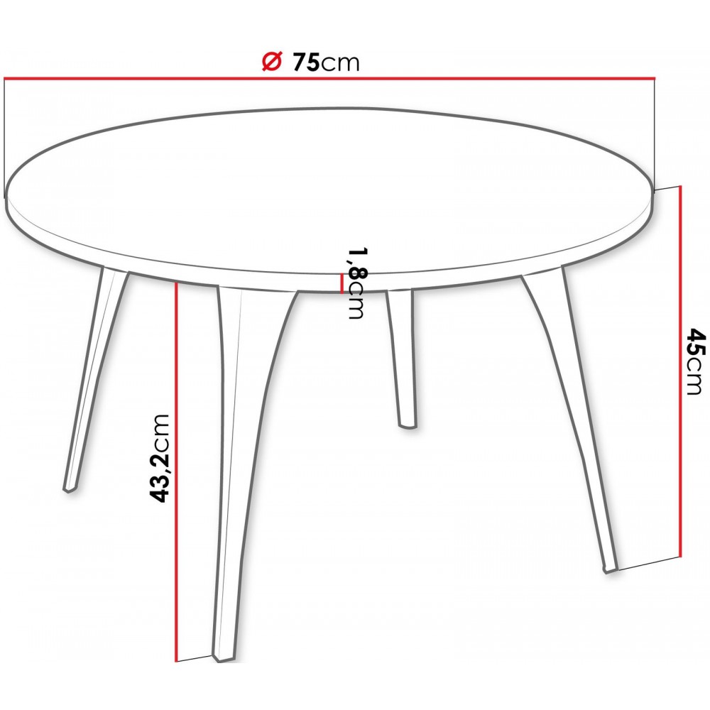 Τραπεζάκι σαλονιού Frida-Mauro Marmaro