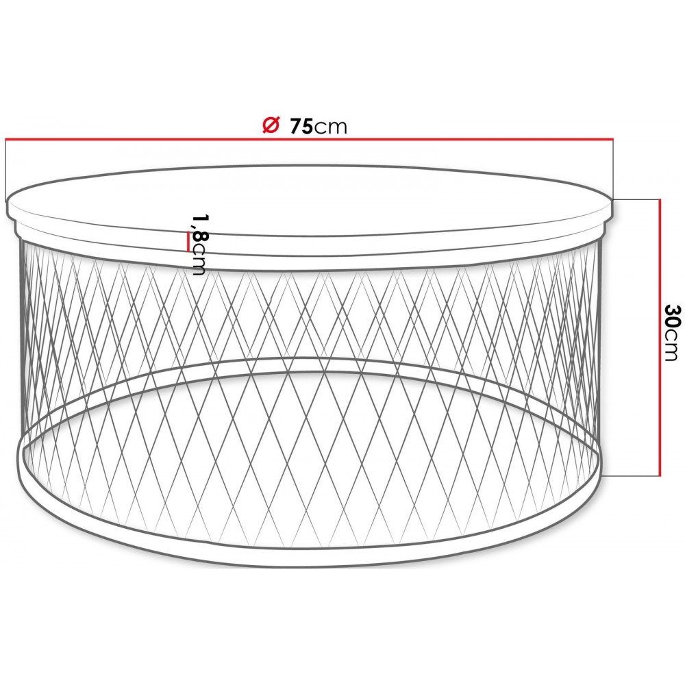 Τραπεζάκι σαλονιού Meolte-Mauro-Leuko