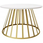 Τραπεζάκι σαλονιού Mokod-Xruso - Leuko