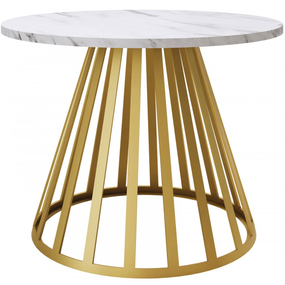 Τραπεζάκι σαλονιού Mokod-Leuko Marmaro