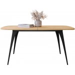 Επεκτεινόμενο τραπέζι Aura-Fusiko-Mavro