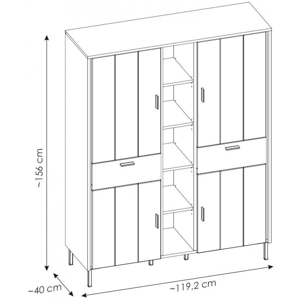 Βιτρίνα Sage Dab Plus