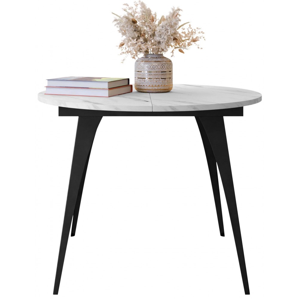 Επεκτεινόμενο τραπέζι Carmina-Leuko Marmaro