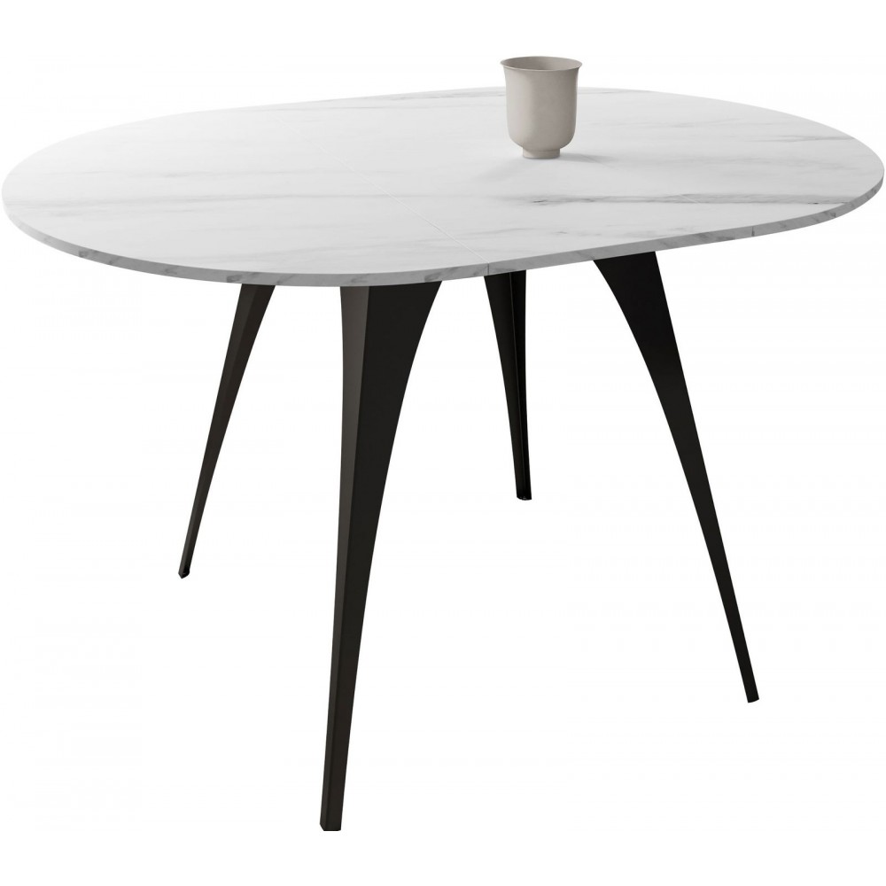 Επεκτεινόμενο τραπέζι Carmina-Leuko Marmaro