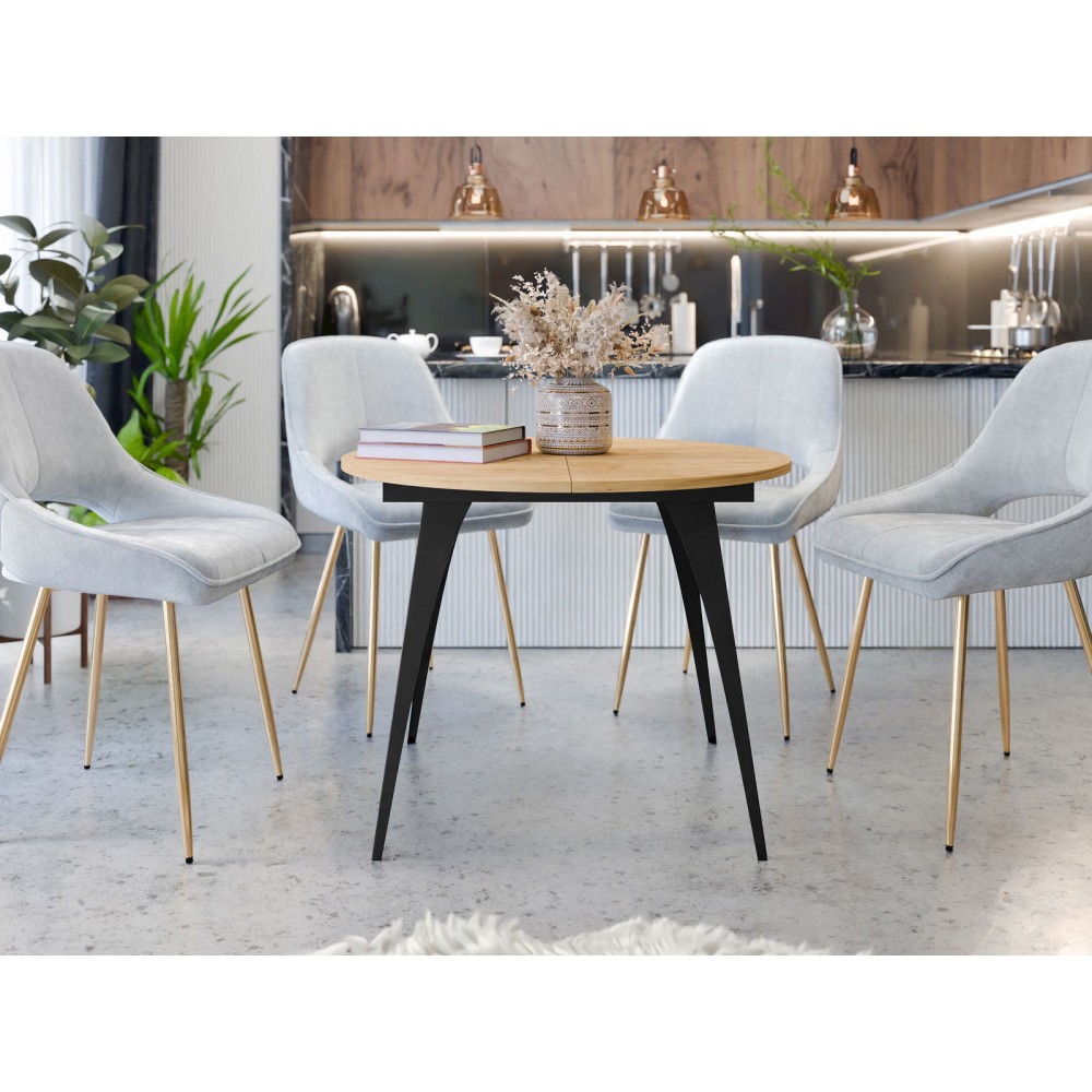 Επεκτεινόμενο τραπέζι Carmina-Fusiko-Mavro