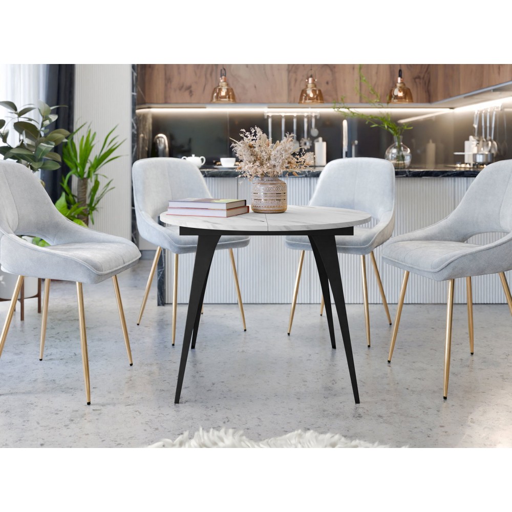 Επεκτεινόμενο τραπέζι Carmina 138x100x76