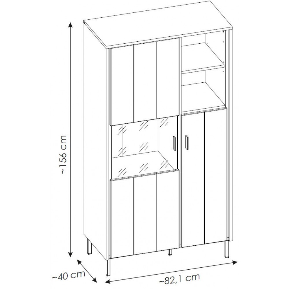 Βιτρίνα Sage Dab