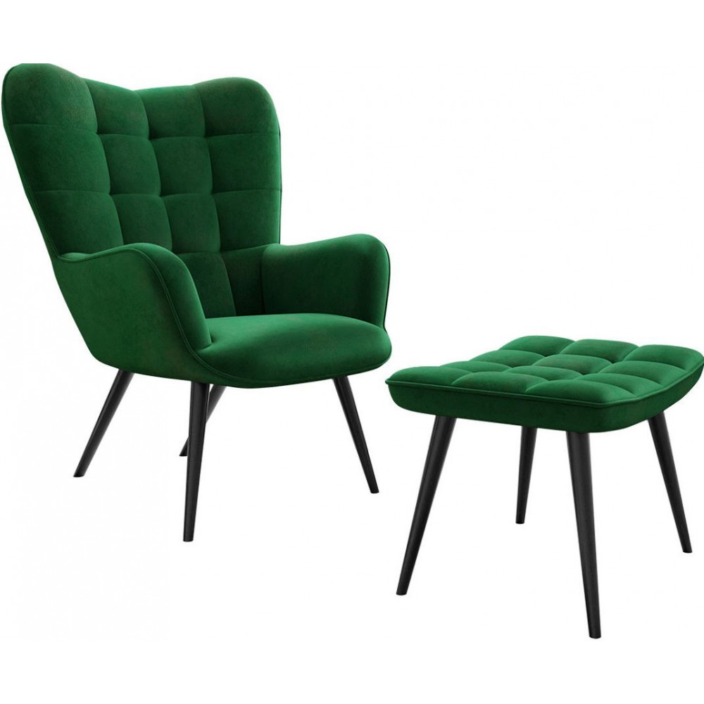 Σετ πολυθρόνας Gunar-Prasino