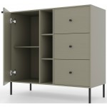 Μπουφές Code 1D-3P-Prasino 100x40.8x95