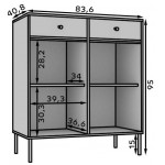 Μπουφές Code 2D2S-Mauro 83.5x40.8x95