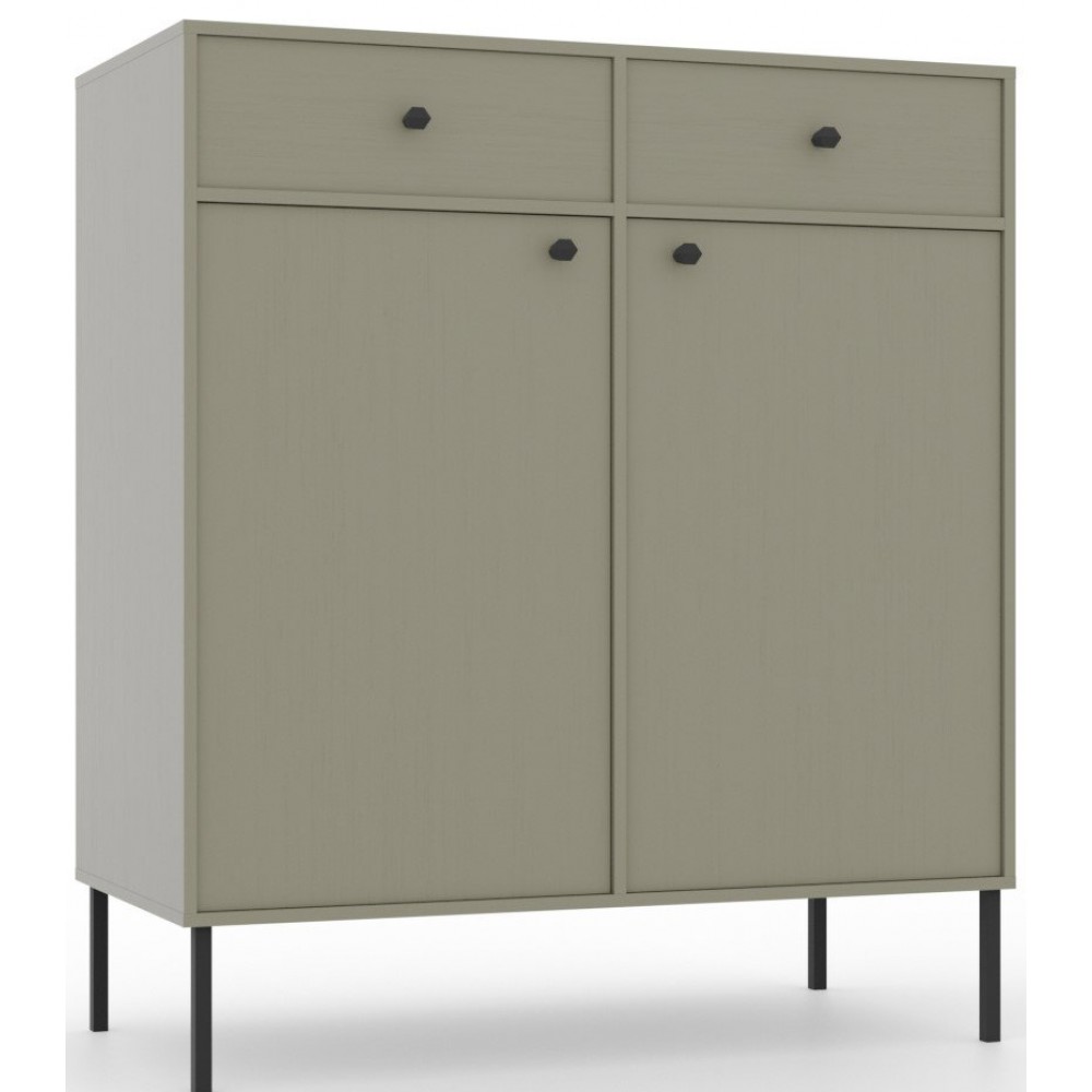 Μπουφές Code 2D2S-Prasino 83.5x40.8x95