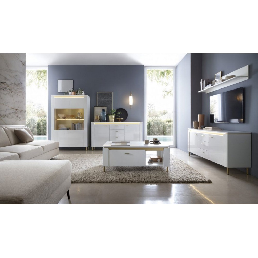 Έπιπλο τηλεόρασης Eclat II-Leuko