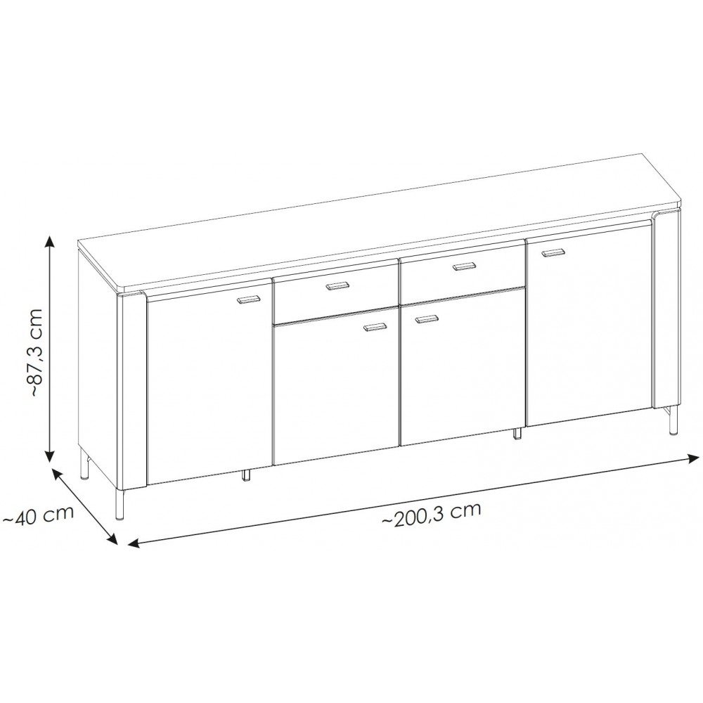 Μπουφές Eclat plus-Leuko