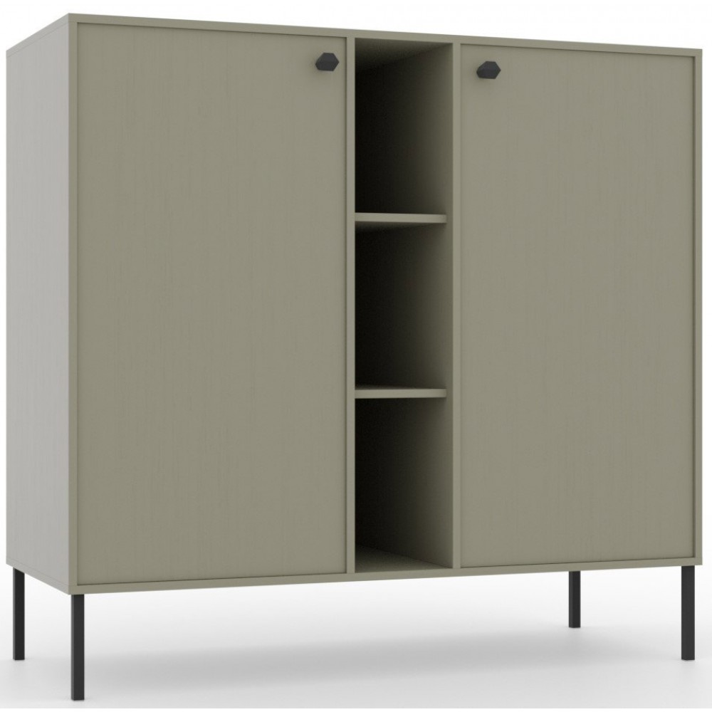 Μπουφές Code 3P-Prasino 100x40.8x95