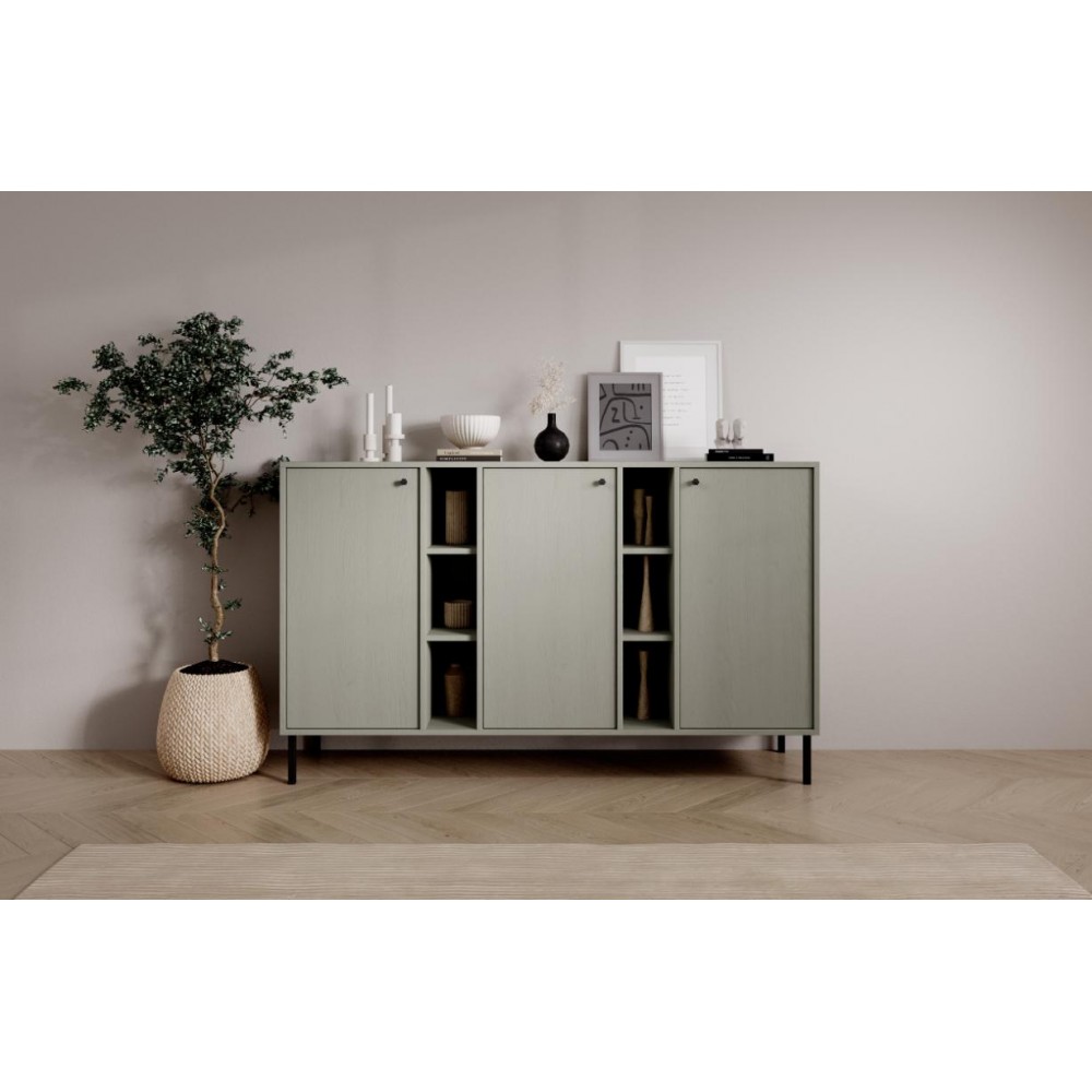 Μπουφές Code 3D6P-Prasino 155x40.8x95