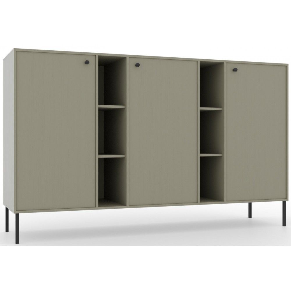 Μπουφές Code 3D6P-Prasino 155x40.8x95
