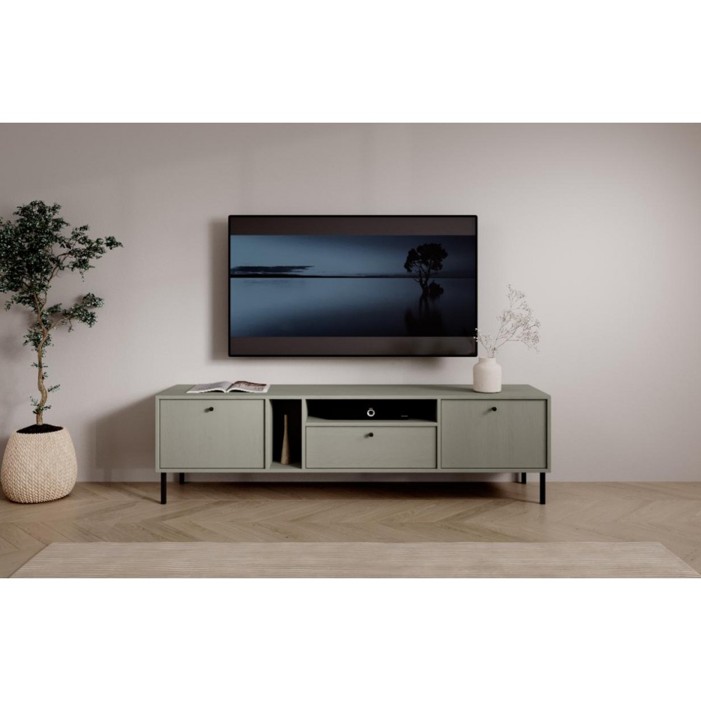 Έπιπλο τηλεόρασης Code2D1S-Prasino 180x40.8x50