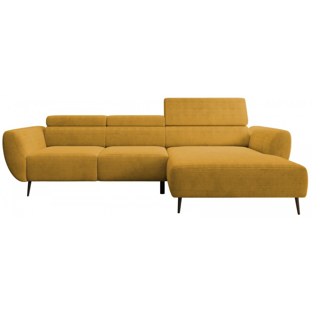 Γωνιακός καναπές Almora-Moustardi-Δεξιά