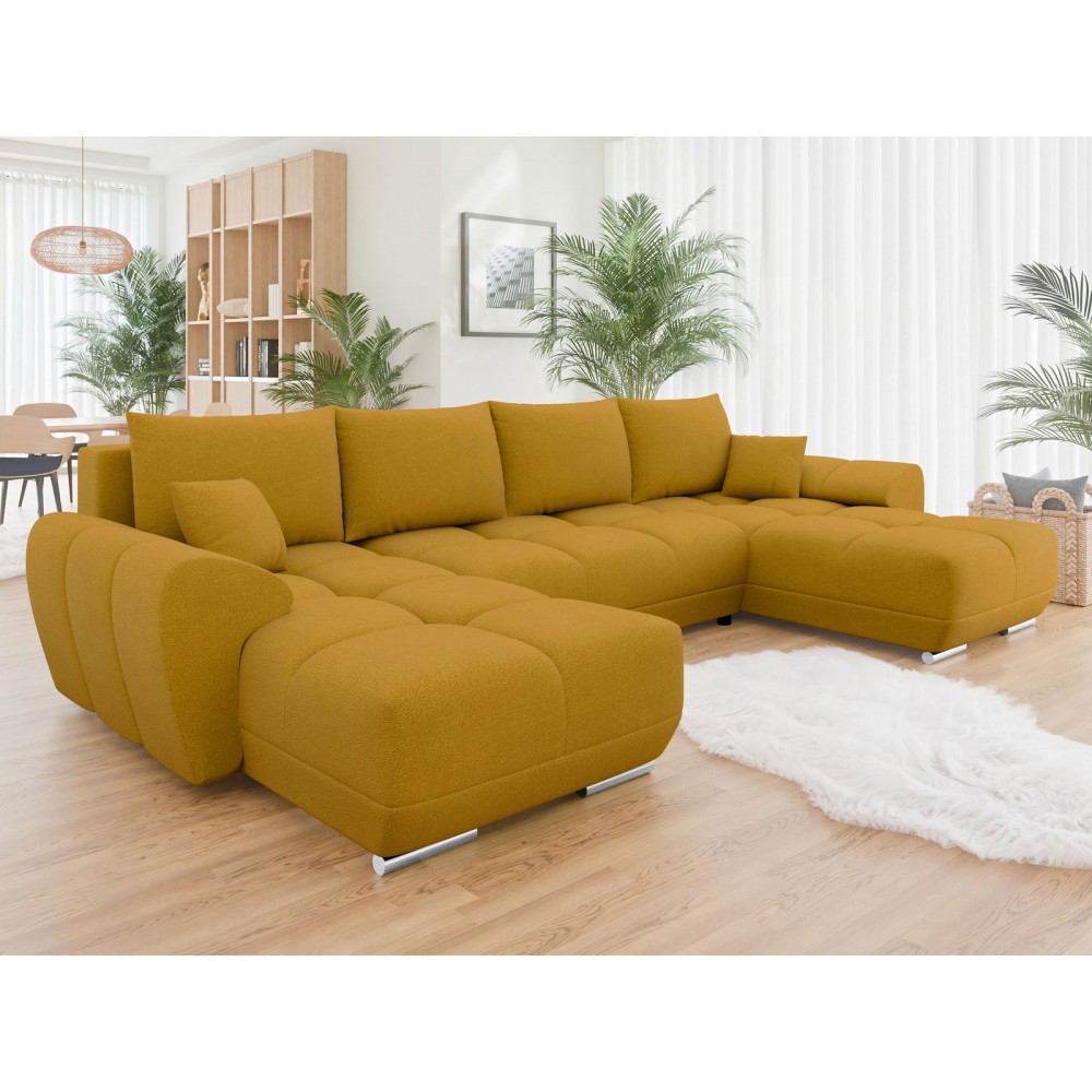 Γωνιακός καναπές Logo U-Moustardi