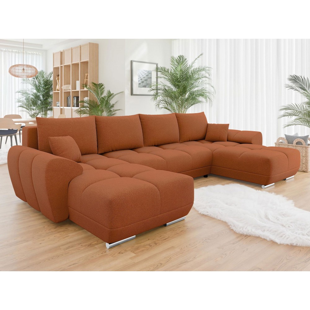 Γωνιακός καναπές Logo U-Portokali