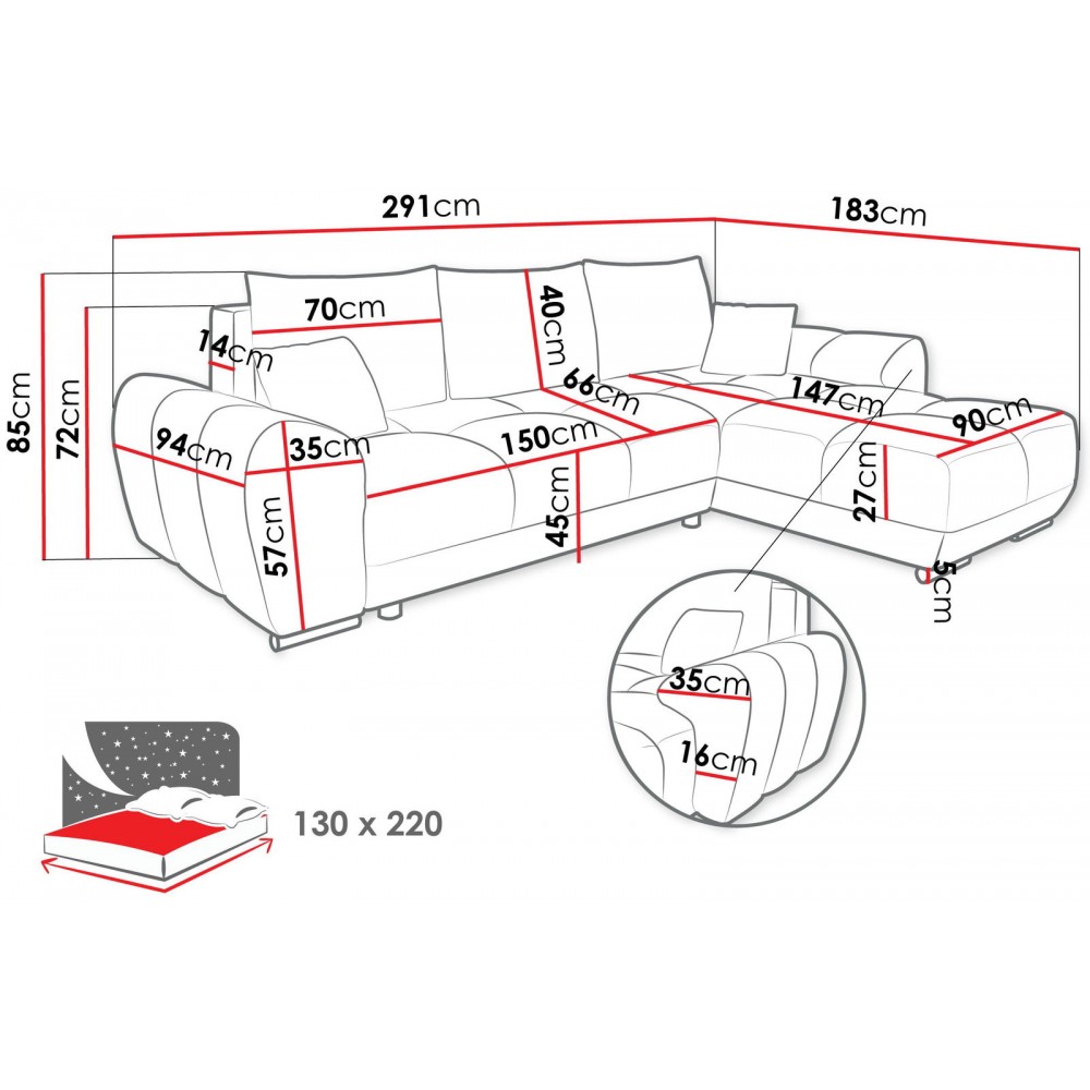 Γωνιακός καναπές Logo L-Anthraki