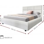 Επενδυμένο κρεβάτι Karen-Petrol