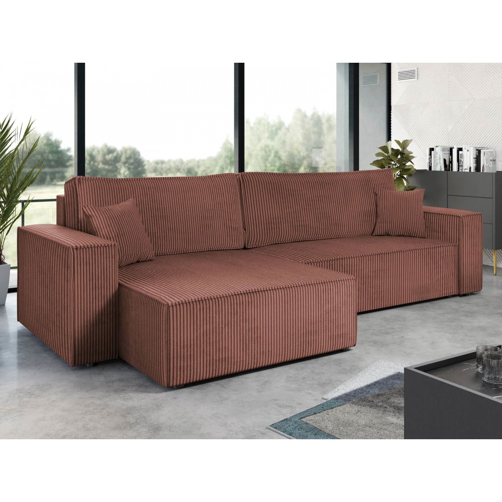 Γωνιακός καναπές Karl Maxi-Mporntw