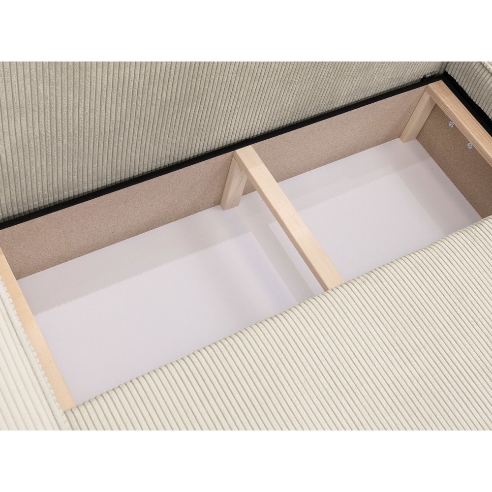 Γωνιακός καναπές Karl Maxi-Gkri Anoixto