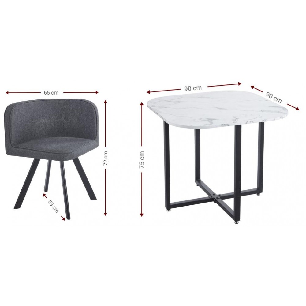 Σετ τραπεζαρίας Adeline